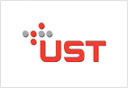 UST logo - Applying shadows to the word mark