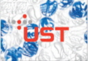 UST logo - Applying the word mark on a complicated image